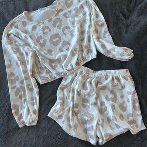 Leopard Print Lounge Set